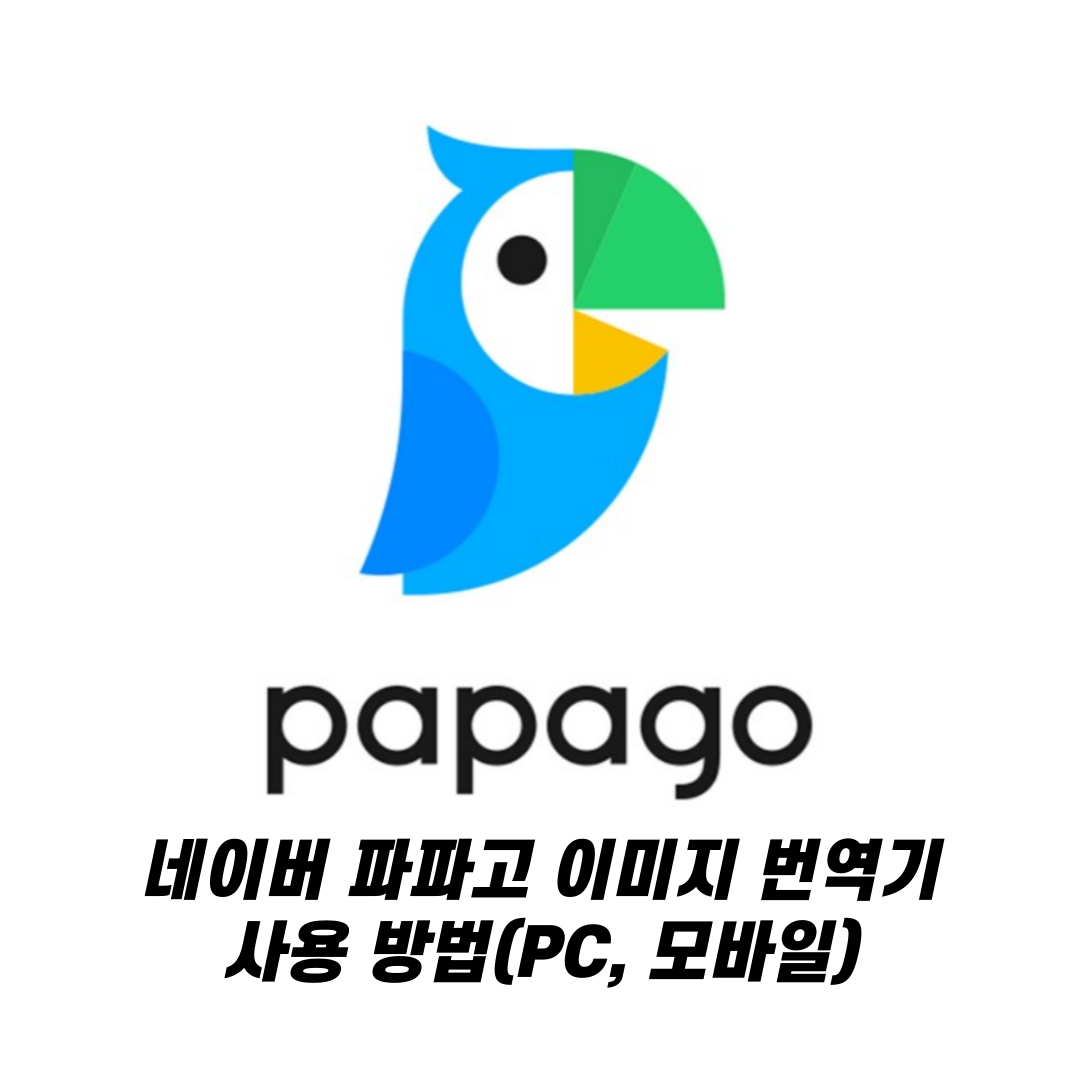 네이버 파파고 이미지 번역기 사용 방법(PC, 모바일)