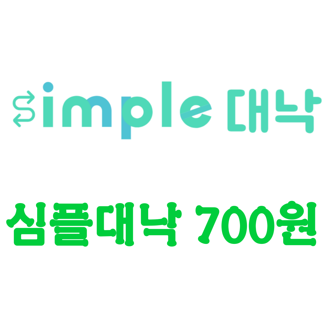 [최저가 700원] - 심플대낙 서비스 안내