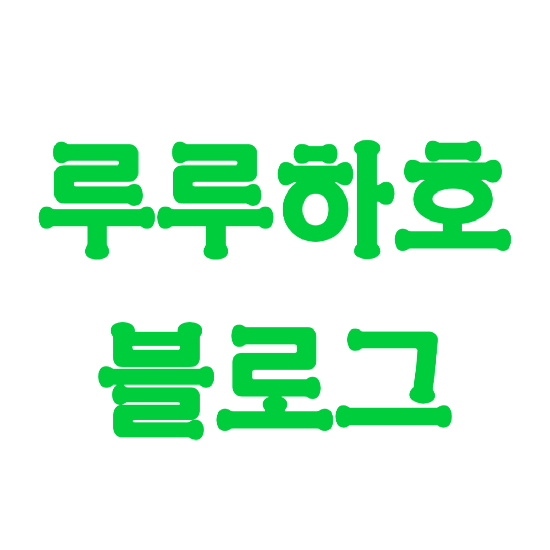 [최신정보] 블로그 루루하호 바로가기