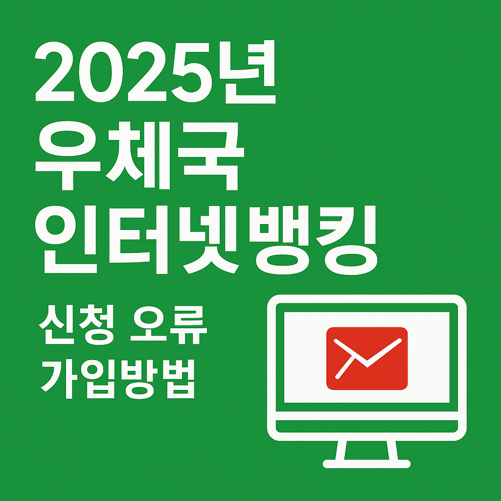 2025년 우체국 인터넷 뱅킹 바로가기 (개인/기업)