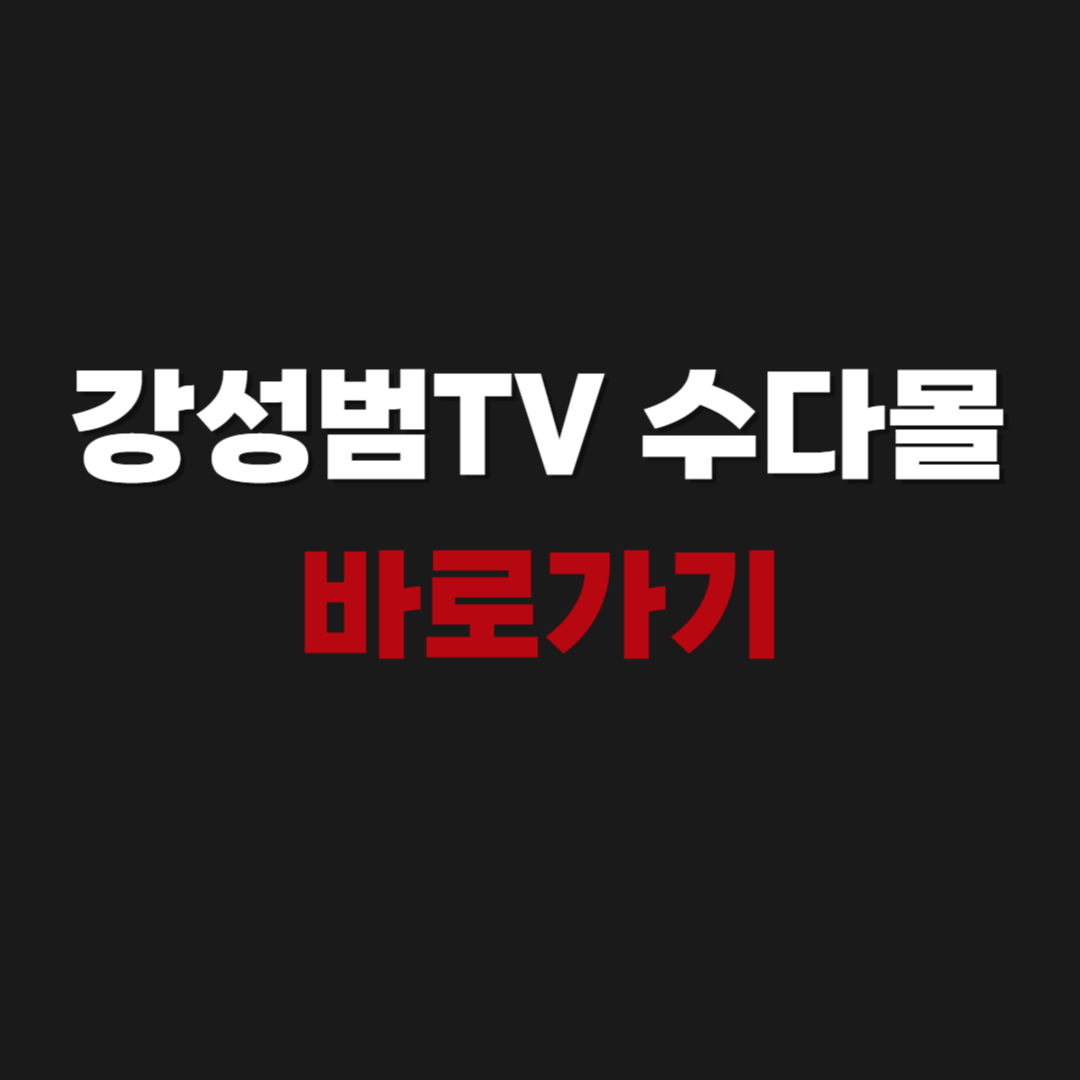 2026 강성범TV 수다몰 바로가기