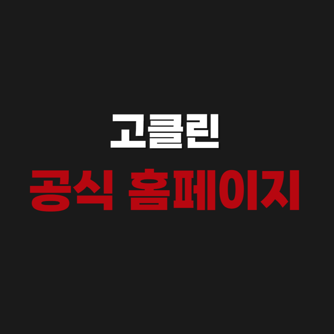 2026년 Goclean 고클린 공식 홈페이지 다운로드 설치