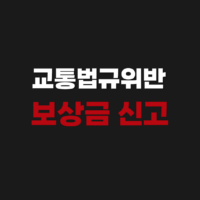 교통법규위반 포상 보상금 신고 하는 방법