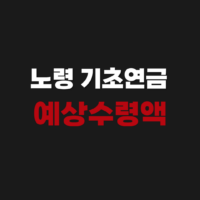 국민연금 노령 기초연금 예상수령액 조회 모의 계산기 사용방법