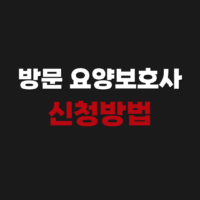 방문 요양보호사 신청방법 기준 비용 조건