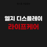 엘지(LG) 디스플레이 라이프케어 임직원 복지몰 사이트 lgd.lglifecare.com