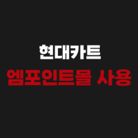 현대카드 m 엠포인트몰 사용 방법 사용처 알아보기